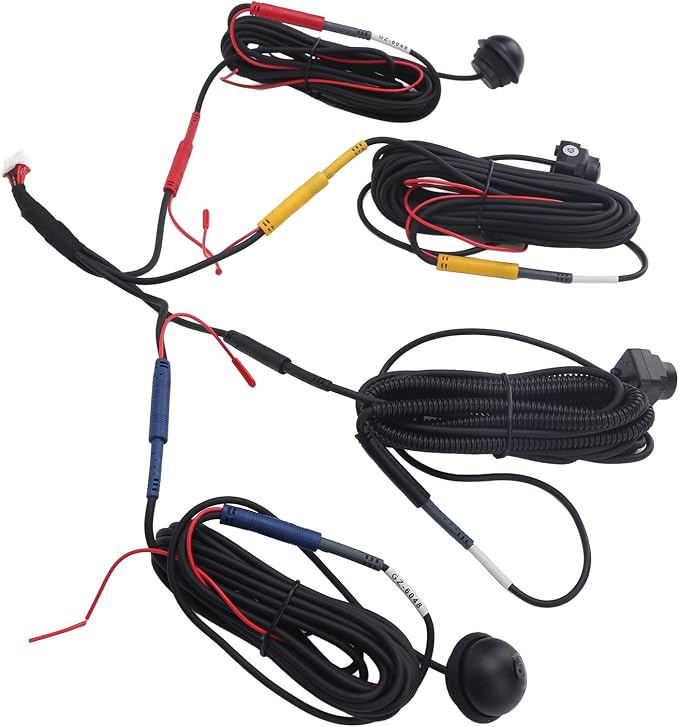 360° Panoramic Car Camera System - 1080P HD Front, Rear, Left & Right View for Car Display (2053 Chip + 6048 Lens)