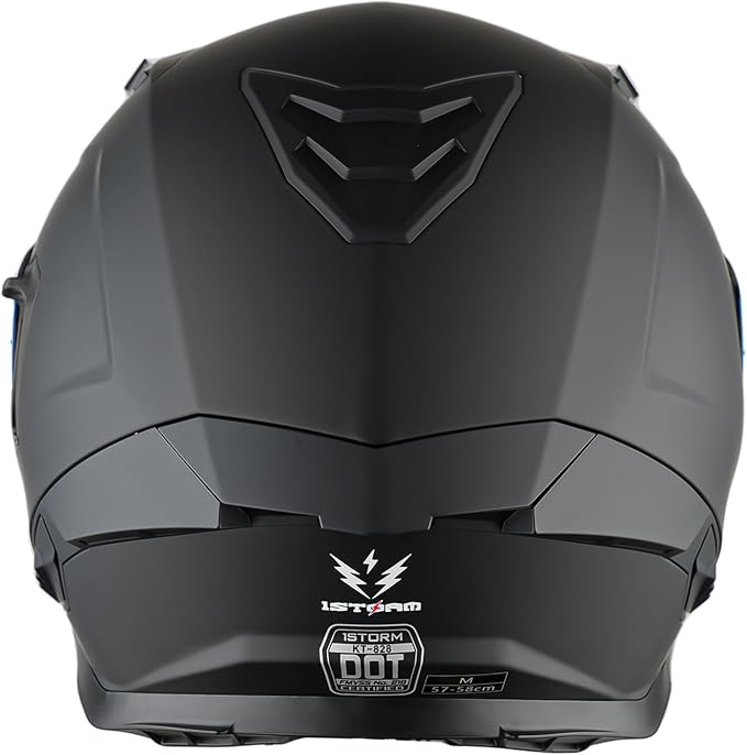 1Storm Motorcycle Full Face Helmet for Adults Men and Women Street Bike Racing Helmet DOT Approved with one Extra Clear Shield