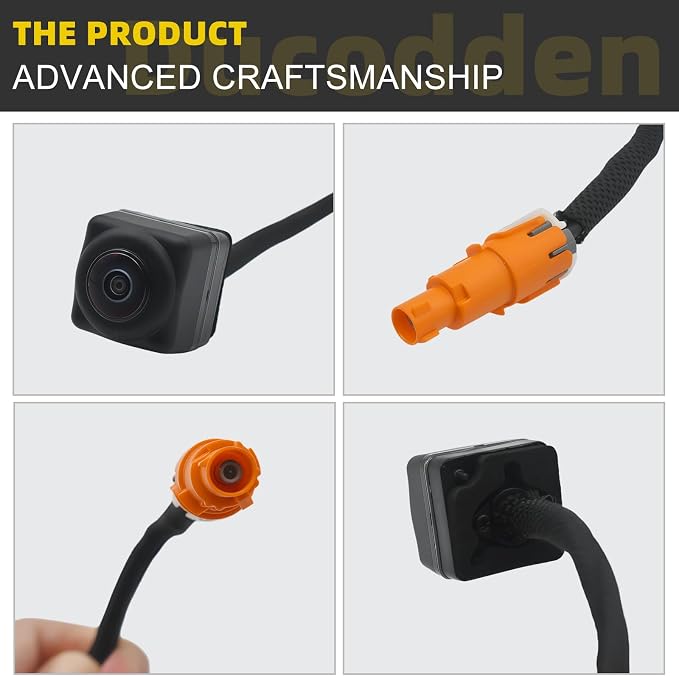Backup Camera Compatible with Chevrolet Malibu 2023-2024 1.5L 4Cyl, Reverse Parking Assist, Plug-and-Play OEM Replacement Rear View Camera Replaces# 84543080 42861580