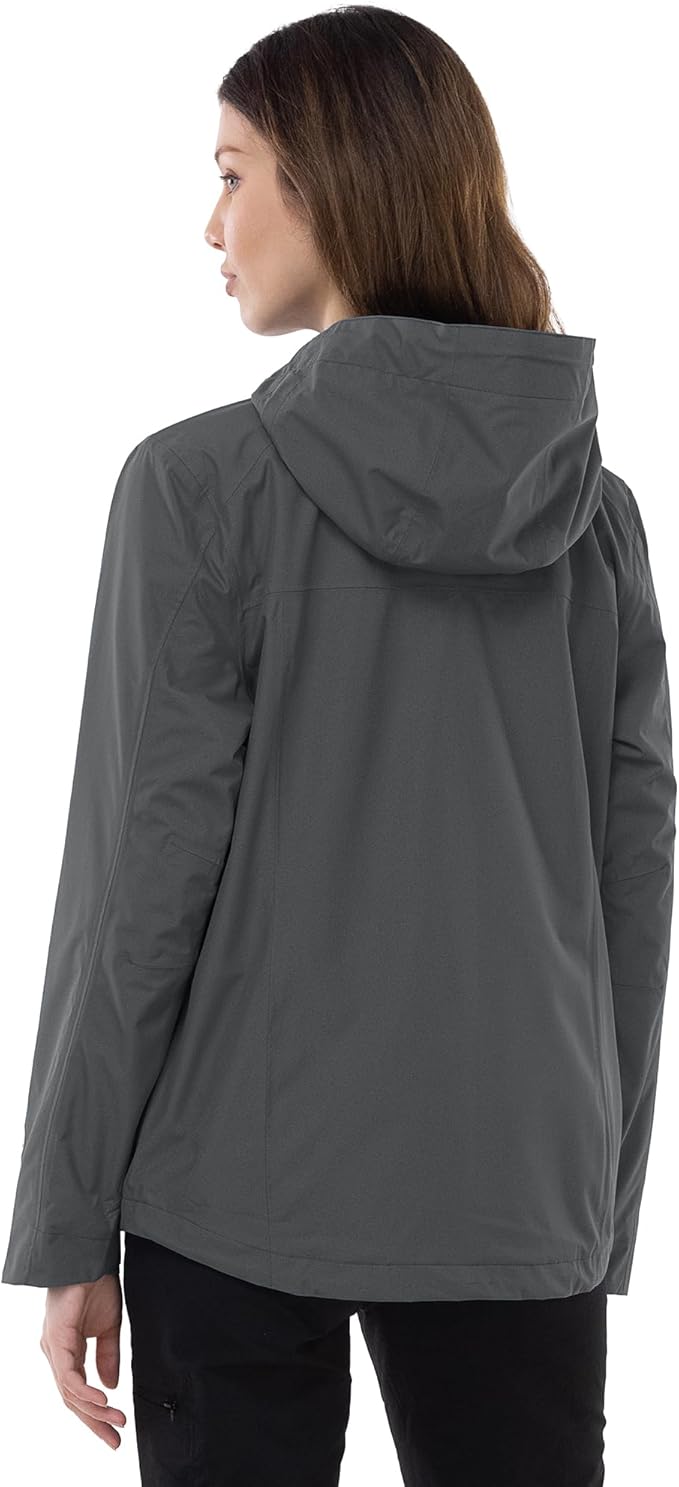 Outdoor Ventures Packable Rain Jacket Women Lightweight Waterproof Raincoat with Hood Cycling Bike Jacket