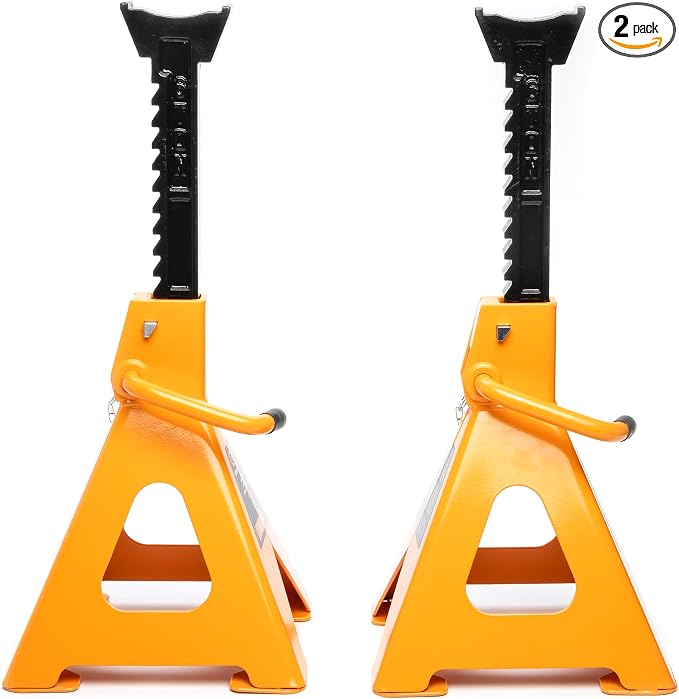 GEARWRENCH 6 Ton Ratcheting Jack Stands - Pack of 2 | GWJS6T