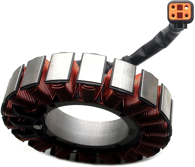MZS Motorcycle Electric Stator Coil 30017-07 Compatible With 2007 Dyna Softail Models