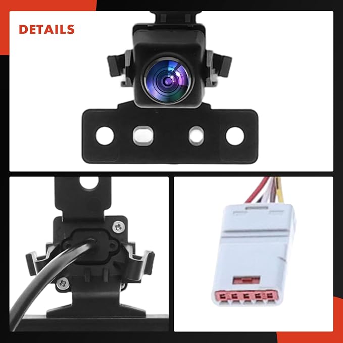 A-Premium Park Assist Camera Rear View Backup Reverse Camera Compatible with GMC Models - 2017 2018 2019 Acadia