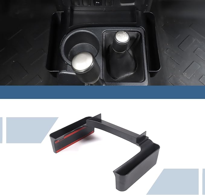 HAPPYHORSE Center Console Shifter Storage Box Compatible with FJ Cruiser 2007-2021, Organizer Gear Side Storage Tray for FJ Accessories, Interior Accessories