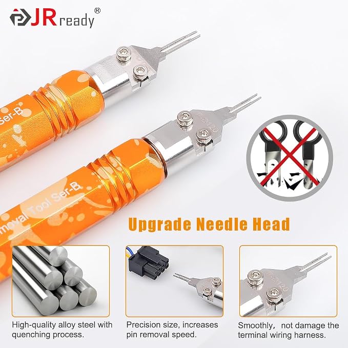 JRready ST5262 2Pcs Molex Micro Fit Extractors Microfit Terminal Release Tool Kit for Molex MX3.0 Male/Female Terminals Microfit 3.0 Extraction Tool for Micro-Fit Terminals Pin Removal Tool Kit