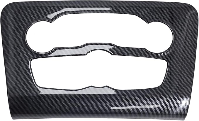 for Dodge Charger 2015-2023 Interior Accessories Central Control Air Conditioning A/C Panel Cover ABS Carbon Fiber