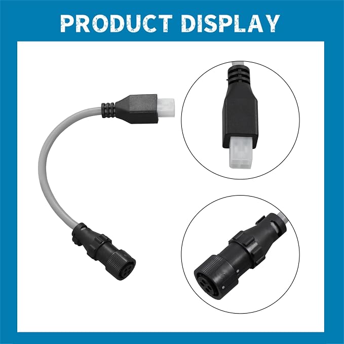 Handheld Adapter Connection Cable Replacement for EZGO TXT RXV Replacement for Curtis 1313 Handheld or 1314