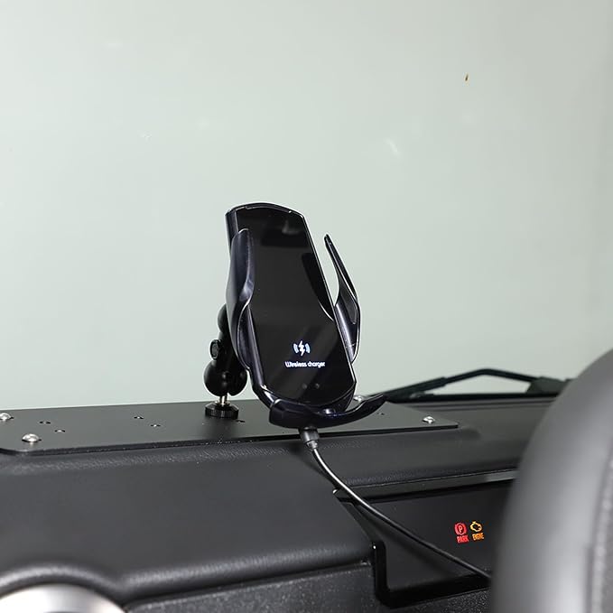 Car Central Control Multi-Function Phone Bracket Compatible with Ineos Grenadier 2020-2026 Dash Panel Cell Phone Holder Insert Accessories (Type F, Style B)