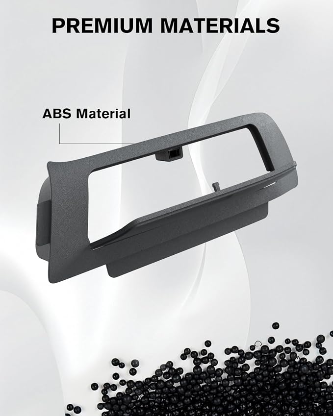 For 2PCS Center Console Toyota 4Runner 2010-2024 Door Built-in Hidden Storage Box Pop-Up Lid Door Side Organizer, Side Door Storage Box Glove Organizer Tray Door Handle Storage ABS Material