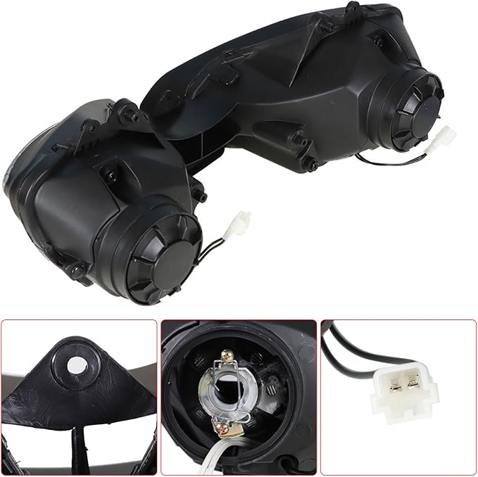LABLT Motorcycle Headlight Front Headlamp Replacement for Yamaha YZF R6 2003-2005 YZF R6S 2003-2009