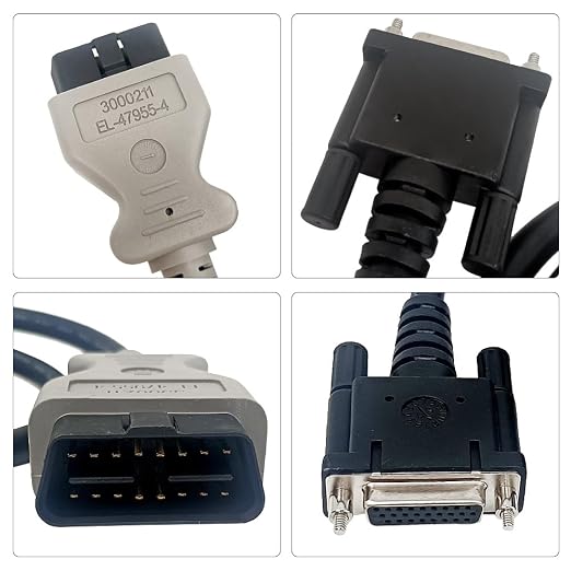 OBD2 DLC Cable for GM MDI2 Scanner Replacement EL-52100 Main Test Cable | OBD2 16-pin to DB26 MDI2 main test cable replacement for GM diagnostic interface EL-52100, stable and plugand-play connection