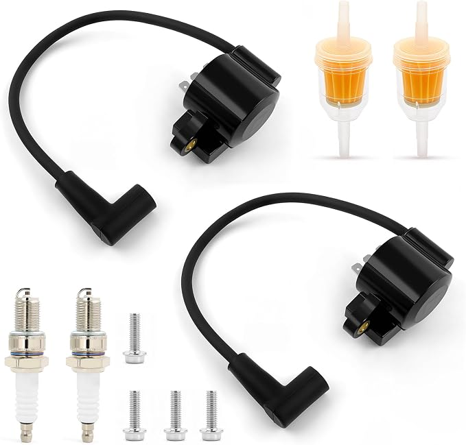 Ignition Coil for Kohler CH740 CV740 SV735 SV740 Replace 24-584-89-S 24-755-172-S 24-584-63-S with Spark Plugs