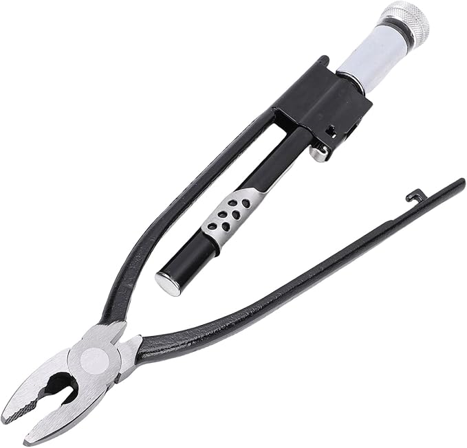 Reversible 11 Inch Safety Lock Pliers with Hardened Cutting Edges, Suitable for Aviation, Racing, Aerospace Maintenance and Repair Scenes