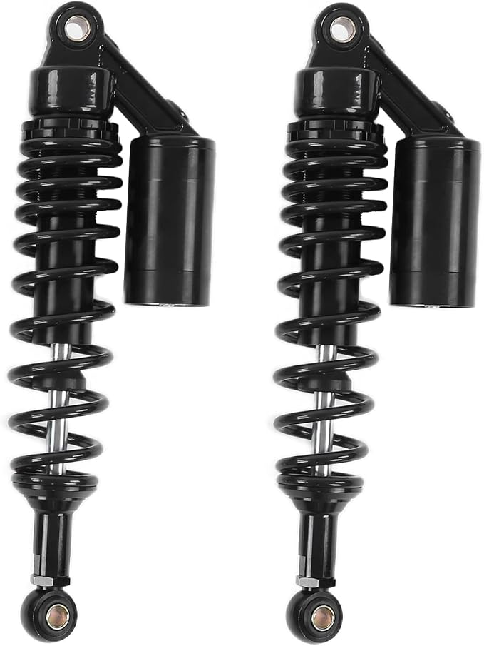 Keenso 13.5 Inch Aluminum Motorcycle Shock Absorbers, ATV Suspension, Universal Fit, Smooth Action, All Alloy Construction, Dirt Bikes, Sport Bikes, Go Kart, Quad, Comfort Damper