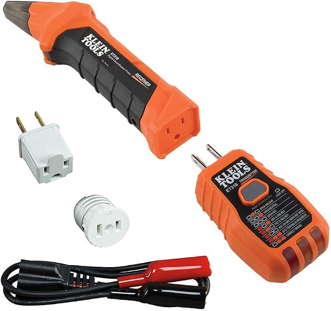 Klein Tools Circuit Breaker Finder Tool Kit with GFCI Outlet Tester (2-Piece)