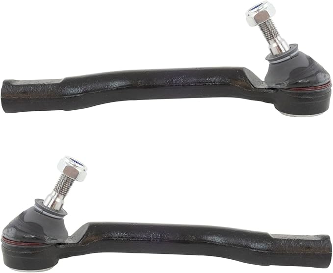 TRQ Front Outer Tie Rod Set 2 Piece Compatible with 2011-2017 Nissan Juke 11-14 LEAF