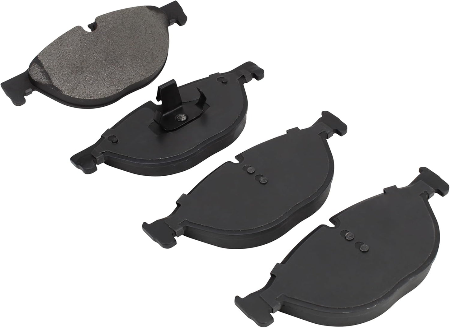 Premium Semi-Metallic Front Brake Pads (1001-1409M) Compatible with 1999-2019 Bentley/BMW/Rolls-Royce (528i/535i/535i GT/550i/550i GT/650i/650i Gran Coupe/740i/750i/ActiveHybrid 7)