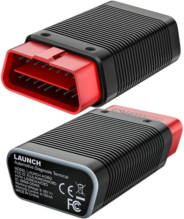 LAUNCH AIOBD Bluetooth OBD2 Scanner Connector, High-Speed Universal OBD2 Scanner Connector for 95% Cars.