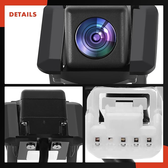 A-Premium Park Assist Camera Rear View Backup Reverse Camera Compatible with Select Mazda Models - 2013 2014 2015 2016 CX-5 CX5 - Replace# K01567RC0