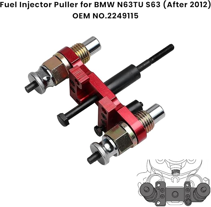Fuel Injector Removal Install Tool Kit Compatible with BMW N20 N26 N43 N47 N51 N52 N53 N54 N55 N57 N63TU S63 Engine