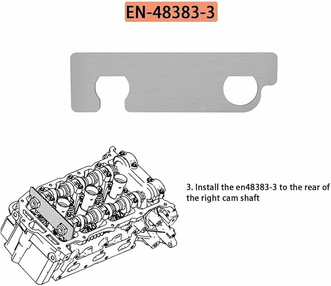 EN 48383 Camshaft Retaining Tool Replace EN 46105 Fit for Cadillac Buick Chevrolet Vauxhall Saab Pontiac Equinox Holden Saturn Cam Alignment Holding Kit for V6 2.8L 3.0L 3.6L Engines
