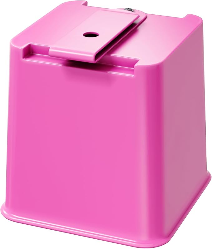 Pink Car Trash Can plus Trash bag bundle – Waterproof, w/Floor Mat Clip, Leakproof Build, Portable – Includes 1 Roll Inside + 3 Extra Roll (80pcs Total) – Black, Large – For Cars, SUV, & T