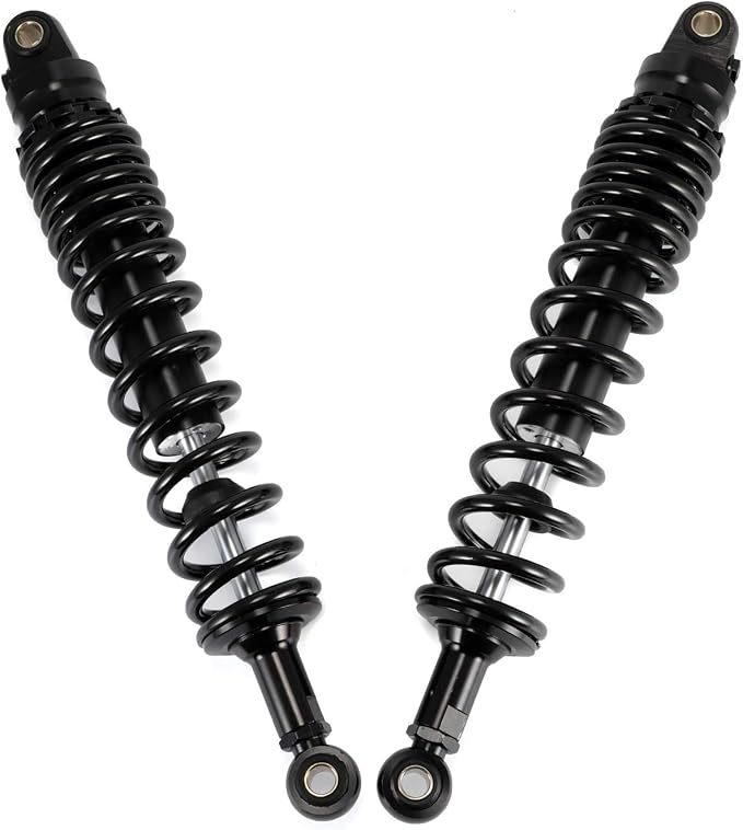 400mm 15.75 inch 8mm Spring Universal Motorbike Air Shock Absorber Rear Suspension ATV Quad Scooter Dirt Bike For YZF-R1 YZF-R6 YZF-125 XC EXC XCF