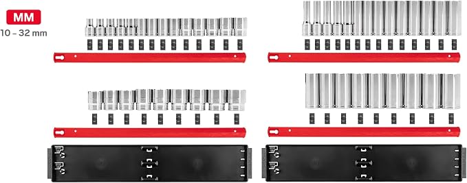 TEKTON 1/2 Inch Drive 6-Point Socket Set, 46-Piece | SHD92207