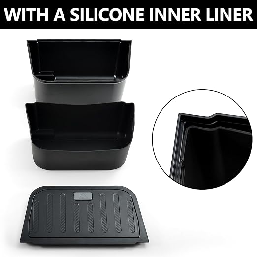 Rear Trash Can for Toyota Sienna 2021-2026 Rear Garbage Can with Lid