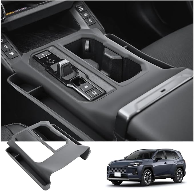 BIXUAN 2026 RAV 4 Center Console Organizer For 2026 Toyota RAV 4 Gear Shift Side Pocket Middle Console Storage Box 2026 RAV 4 Accessories