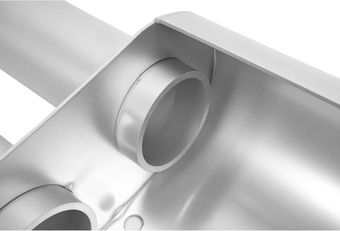 ALMULOO Aluminum All Year Intake Airbox Air Box Compatible with Yamaha Banshee Silvery