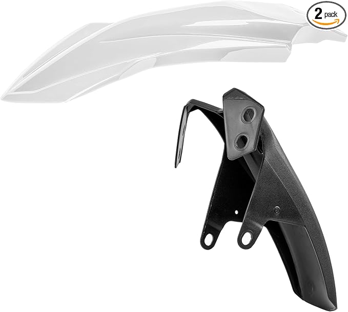 Motorcycle Front Fender Mudguard for Tenere 700 2019-2025 2026 Tire Hugger Mud Dust Flap Splash Guard (White)