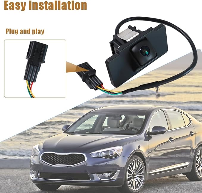 Rear Backup Camera, Replacement for Kia Cadenza 2014 2015 2016, Park Assist Reverse Camera Replaces #95760-E8000 & 95760-3R500