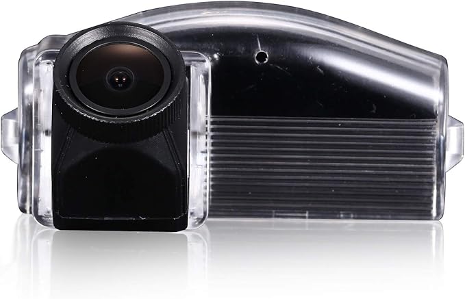 20mm Lens 1280x720 Pixels HD Waterproof Car Rear View Backup Camera Vehicle-Specific License Plate Light Reverse Camera, Parking Safety Assistant System Night Vision, Replacement for Mazda 2/Mazda 3