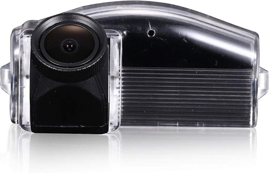 20mm Lens 1280x720 Pixels HD Waterproof Car Rear View Backup Camera Vehicle-Specific License Plate Light Reverse Camera, Parking Safety Assistant System Night Vision, Replacement for Mazda 2/Mazda 3