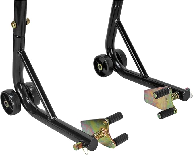 Extreme Max 5600.3211 Sport Bike Motorcycle Front & Rear Spool-Style Lift Stand - Fits Most Yamaha, Honda, Kawasaki, Suzuki, Ducati, BMW