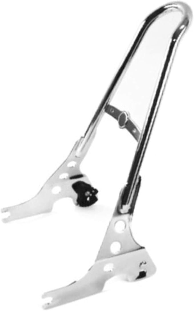 Chrome One Piece Passenger Sissy Bar Backrest Harley Sportster XL 1200 883 Sportsters 2004-2025 52300040A Detachables Bobber XL1200 XL883 Forty Eight SuperLow Custom Quick Release seventy two Davidson