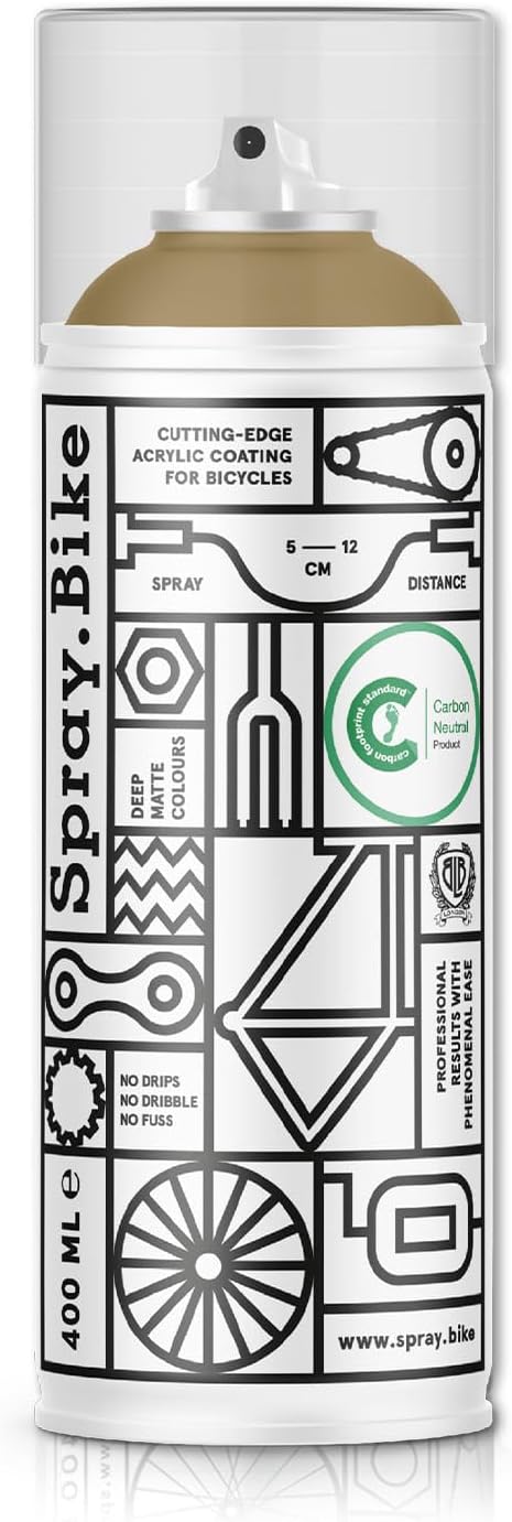 Spray.Bike Spray Paint | Designed Mainly for Bicycles | Multi-Use Acrylic Spray Paint for Metal, Plastic | High Coverage Bike Paint, 400ml, Calcott