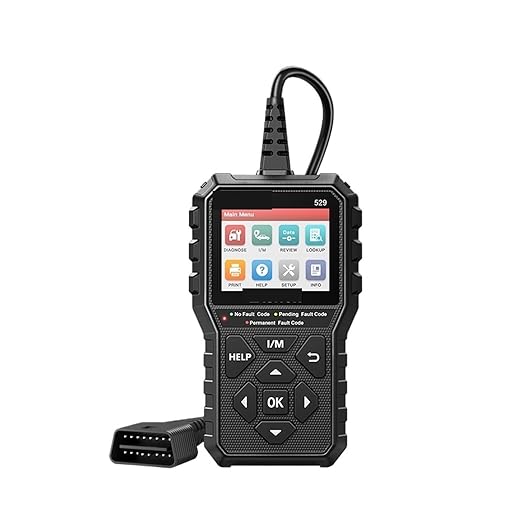 Automobile Fault Detector, X-431 529 CR529 OBD2 Scanner Code Reader Engine Check Diagnostic Tools Automotive Tools Diagnostic Auto Automotivo