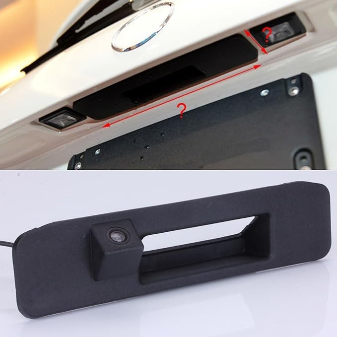 Trunk Handle Rear View Reverse Backup Camera Night Vision Parking Assistance Replacement for Mercedes Benz W166 W176 ML 350 A180 GLC200L GLA200(Model LS8014=214 * 52mm)