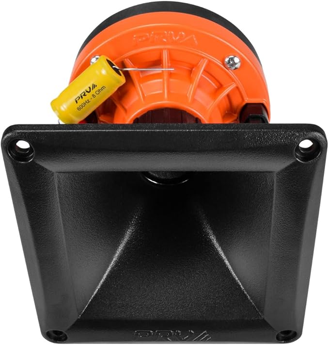 PRV AUDIO WG270Ph Horn Driver - 1" Exit Phenolic Compression Driver 150 Watts 8 Ohm 106.5 dB with Compact 60° x 60° Exponential Horn for Car Audio
