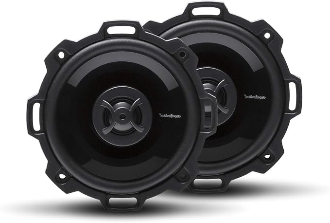 Rockford Fosgate P142 Punch 4" 2-Way Coaxial Full Range Speakers - Black (Pair)