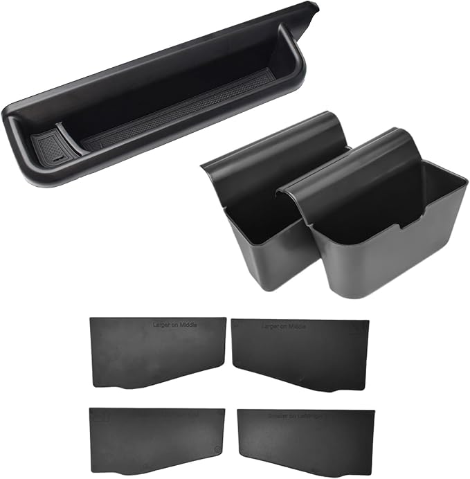 RUNROAD Dashboard Storage Organizer Tray Compatible with 2023 2024 2025 2026 Chevy Colorado/GMC Canyon Accessories, Tailgate Storage Dividers For Colorado Canyon Center Console Organizer Tray
