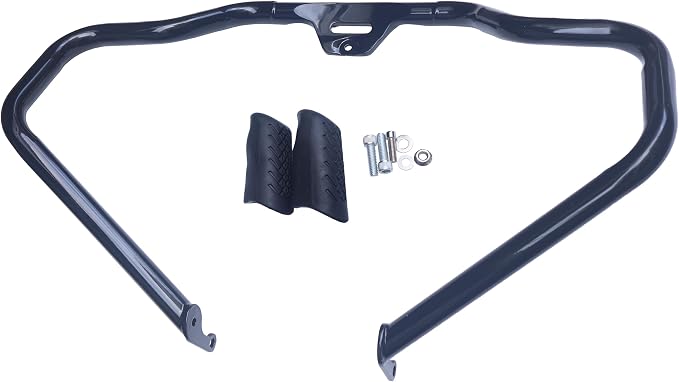 32MM 1-1/4" Black Engine Crash Bar Tube Motorcycle Engine Guard Highway Crash Bar Fits for Harley Softail Breakout Deluxe Heritage Fat Bob Fat Boy Street Bob Slim Sport Glide 2018-2024