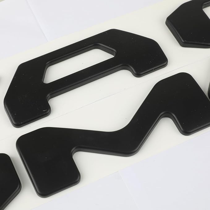 Pukonger Tailgate Insert Letters Compatible with Tacoma 2024 2025 3D Emblems with Strong 3-m Adhesive Matte Black