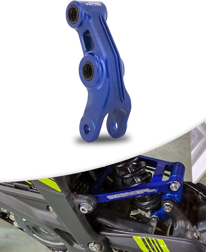 JFG RACING Sur Ron Suspension Linkage 7075 Al Progressive Suspension Link Kit for Sur Ron X X160 X260 Electric Dirt Bike, POLARSEA BLUE