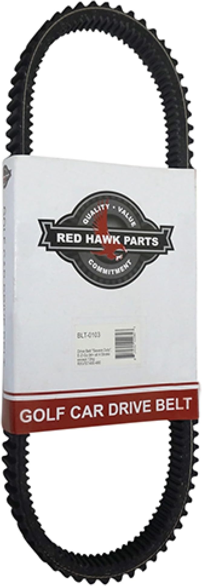 Red Hawk BLT-0103 Drive Belt Severe Duty Compatible with/Replacement for E-Z-GO 1994 and Newer, All 4-Cycle Except 13hp RXV and ST400-480 72328G01, BLT-0021 Golf Carts
