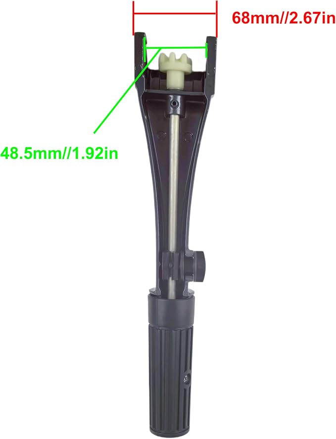 398S63011-0 Steering Throttle Handle Assembly with Hardware, Fits Tohatsu 2-Stroke 9.9-40HP Outboard Motor Control Lever Direct Replacement Part