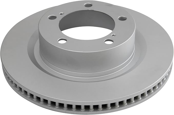 TRQ Front Brake Rotor Set G Coated Vented Compatible with 2016-2021 Lexus LX570 2016-2021 Toyota Land Cruiser 2008-2022 Sequoia 2007-2021 Tundra