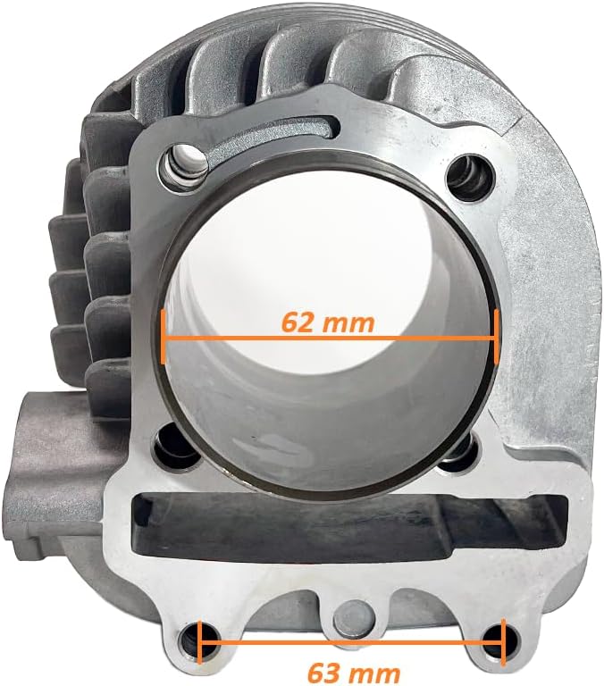 MYK Cylinder Kit, Complete Assembly fits EFI 170cc and 200cc 4-stroke GY6 Motorcycle Engines